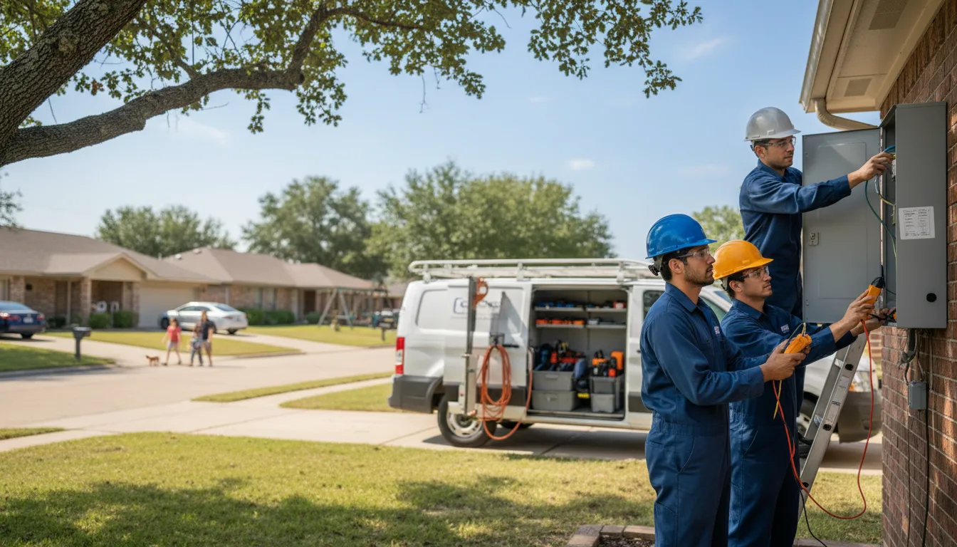 Certified electrician providing emergency electrical services in Sadsburyville, PA